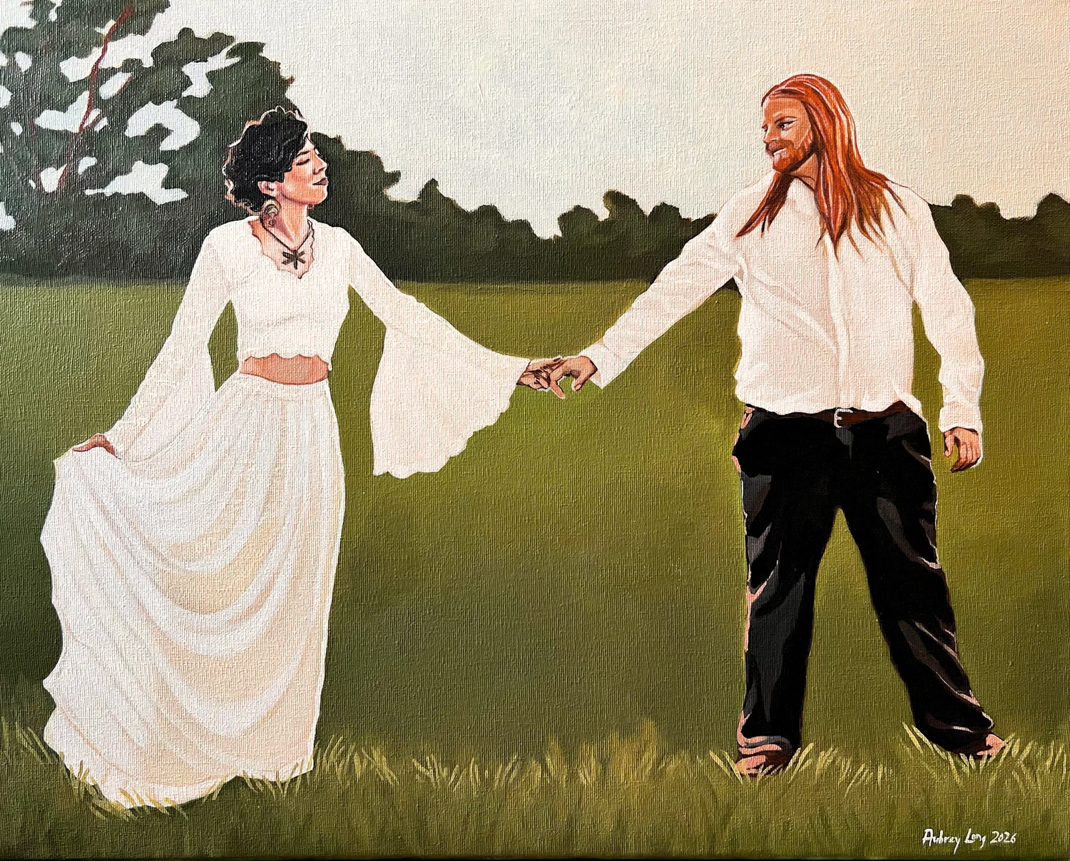 Destination wedding live painting 6